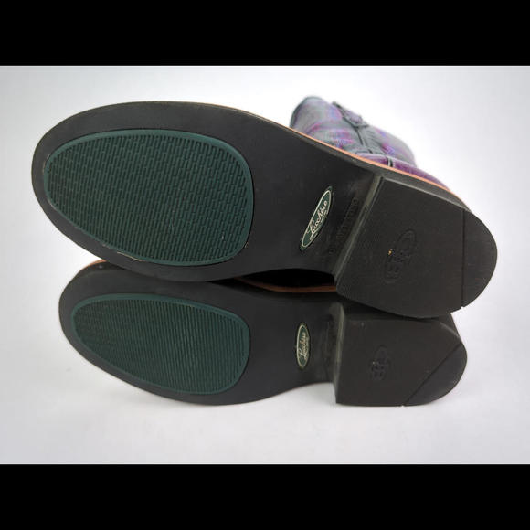 [SOLD] NWT LUCCHESE 2000 Women's Sz 6B Purple Ostrich Leather Boots T1506HD - Picture 8 of 10